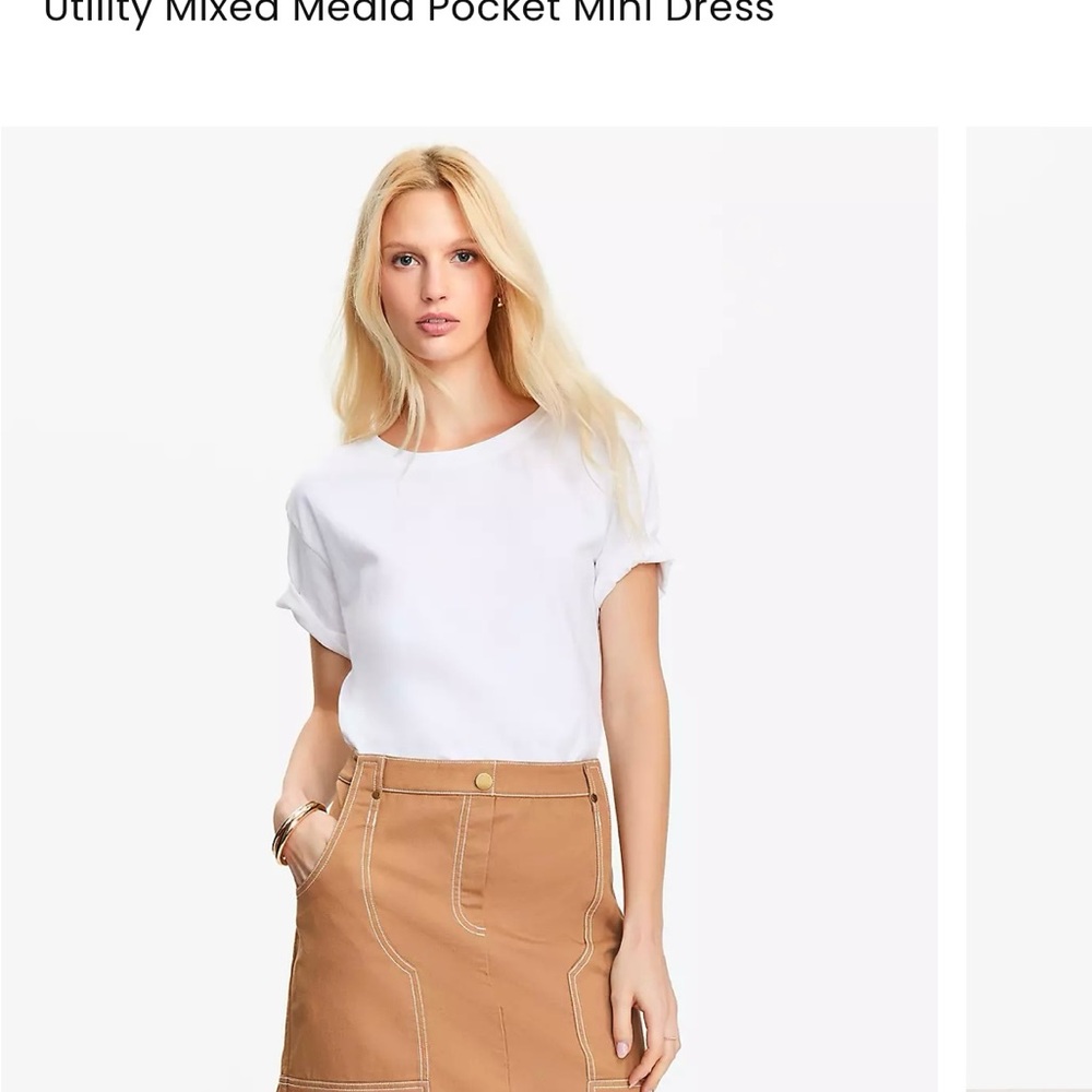 LOFT mutil media mini dress